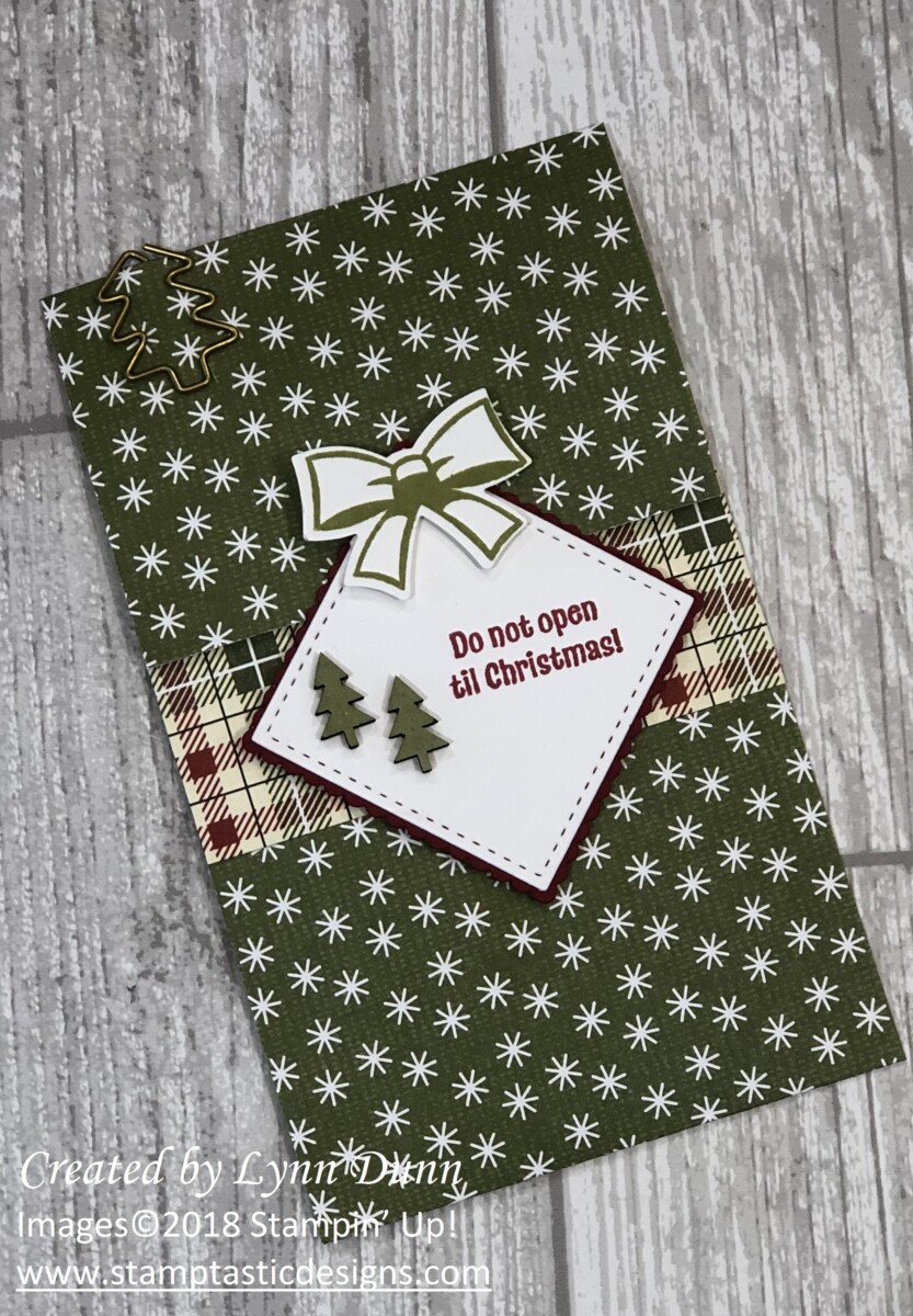 Christmas Gift Tags - Quick DIY - Lynn Dunn - Stamptastic Designs