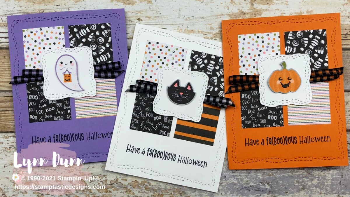 Cute Halloween Card Ideas Lynn Dunn Stamptastic Designs