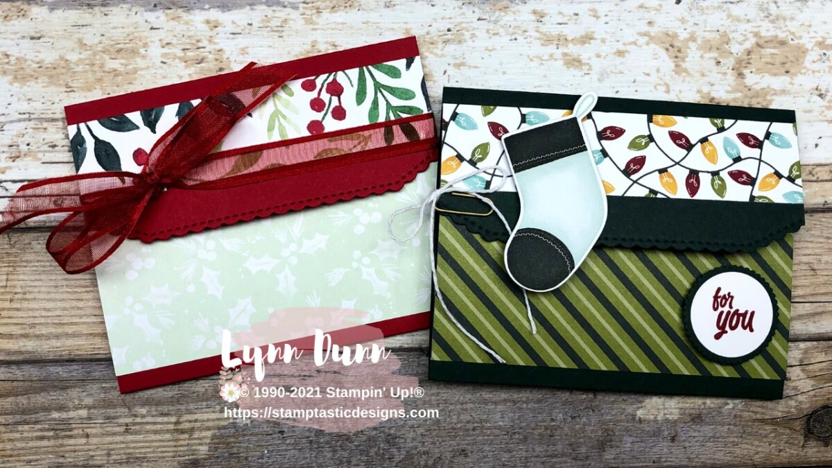 Pop Up Gift Card Holder and Packaging Idea - Lynn Dunn - Stamptastic Designs