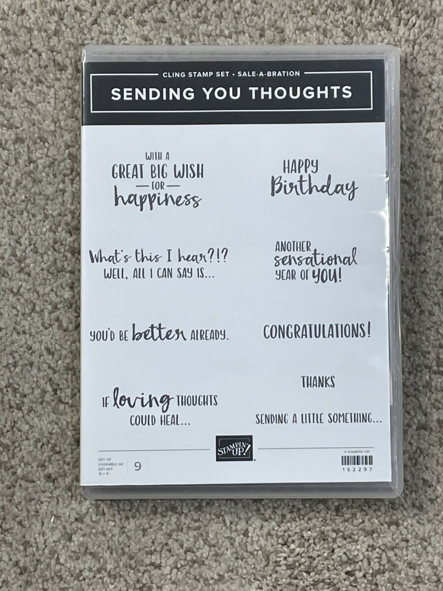 Sending You Thoughts Stamp Set - Lynn Dunn - Stamptastic Designs LLC